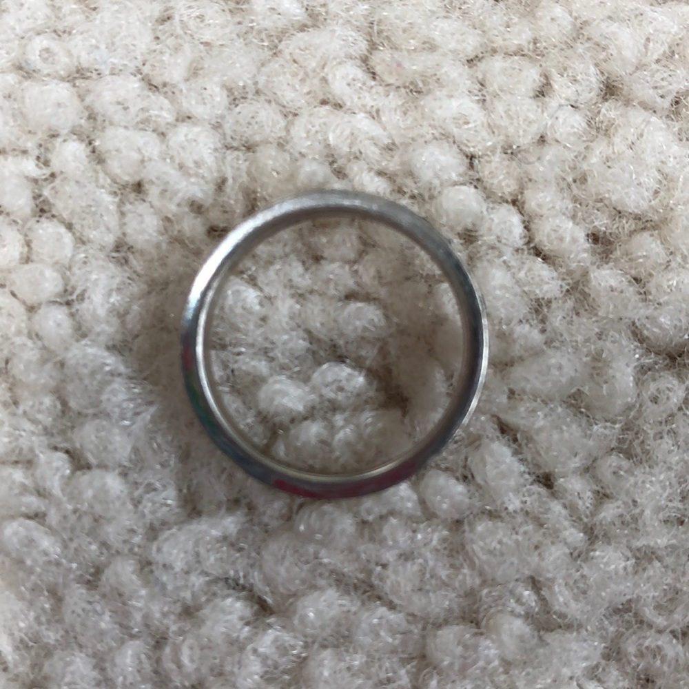 Blue, purple, and silver gemstone ring - Picture 3 of 6